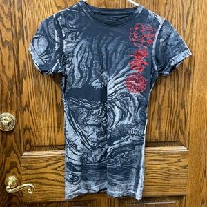 Sinful Tiger Red Foil Tee